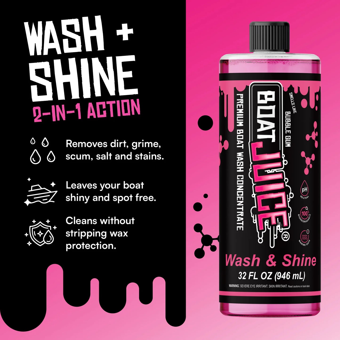 Boat Juice- Wash + Shine 32 OZ
