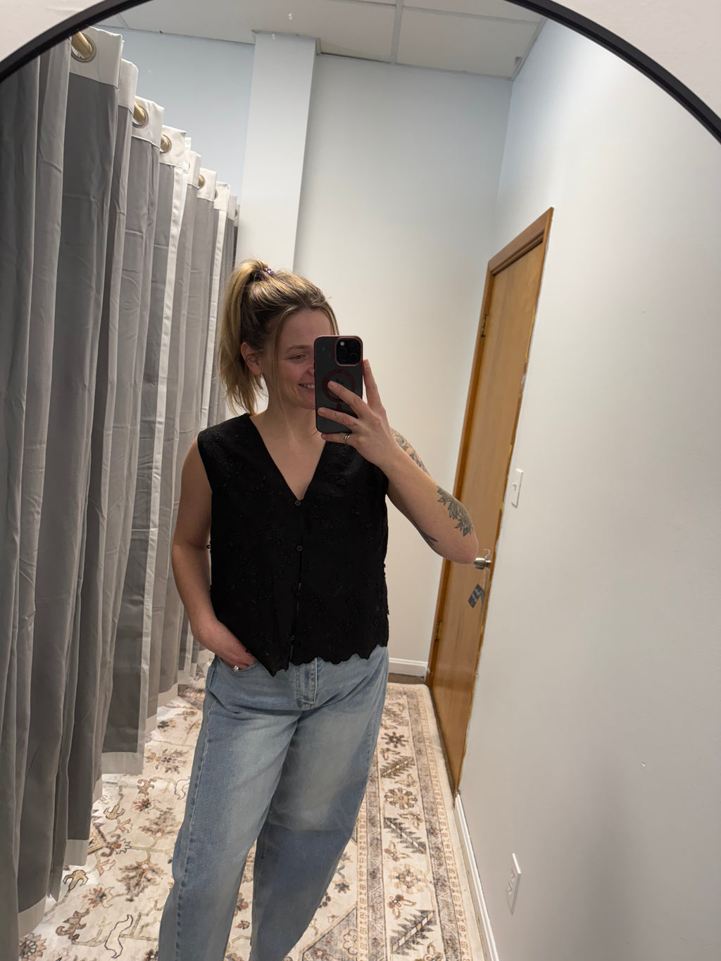 Midnight Muse Sleeveless Lace Top