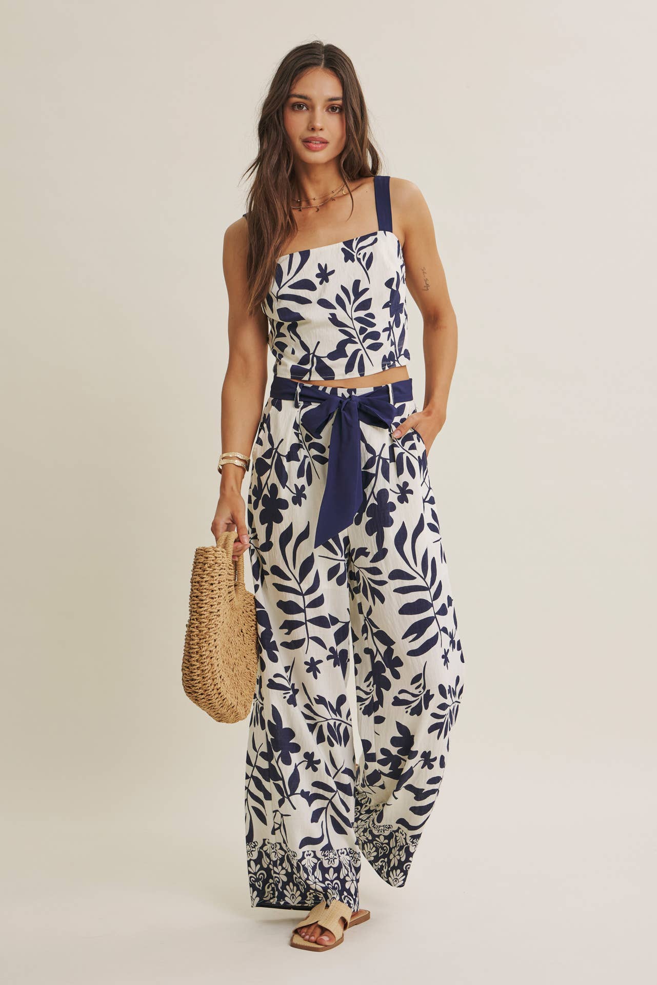 Blue Tide Leaf Set - PANTS