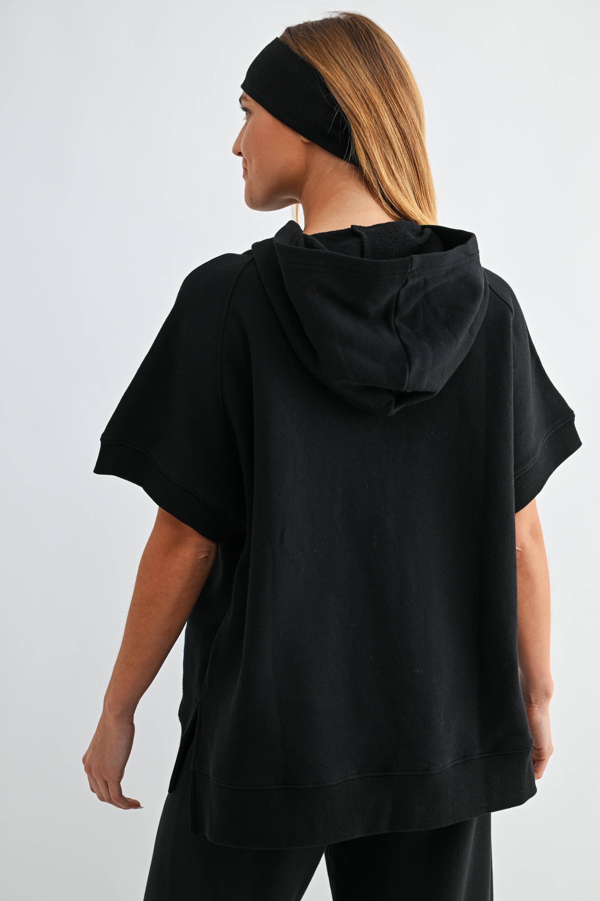 Malibu Summit Short Sleeve Half-Zip Hoodie