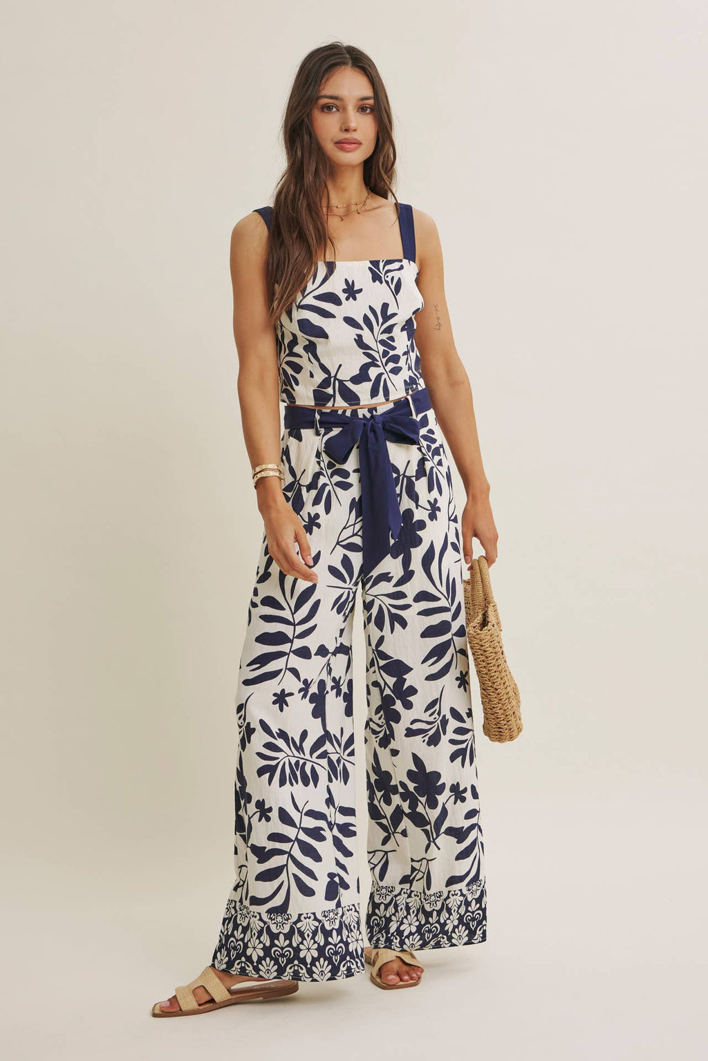Blue Tide Leaf Set - PANTS