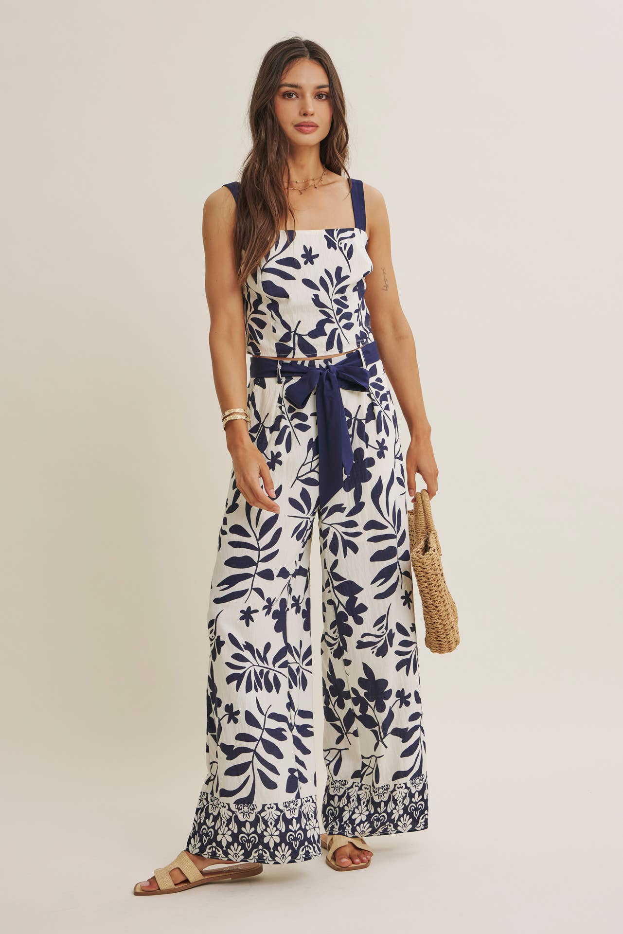 Blue Tide Leaf Set - PANTS