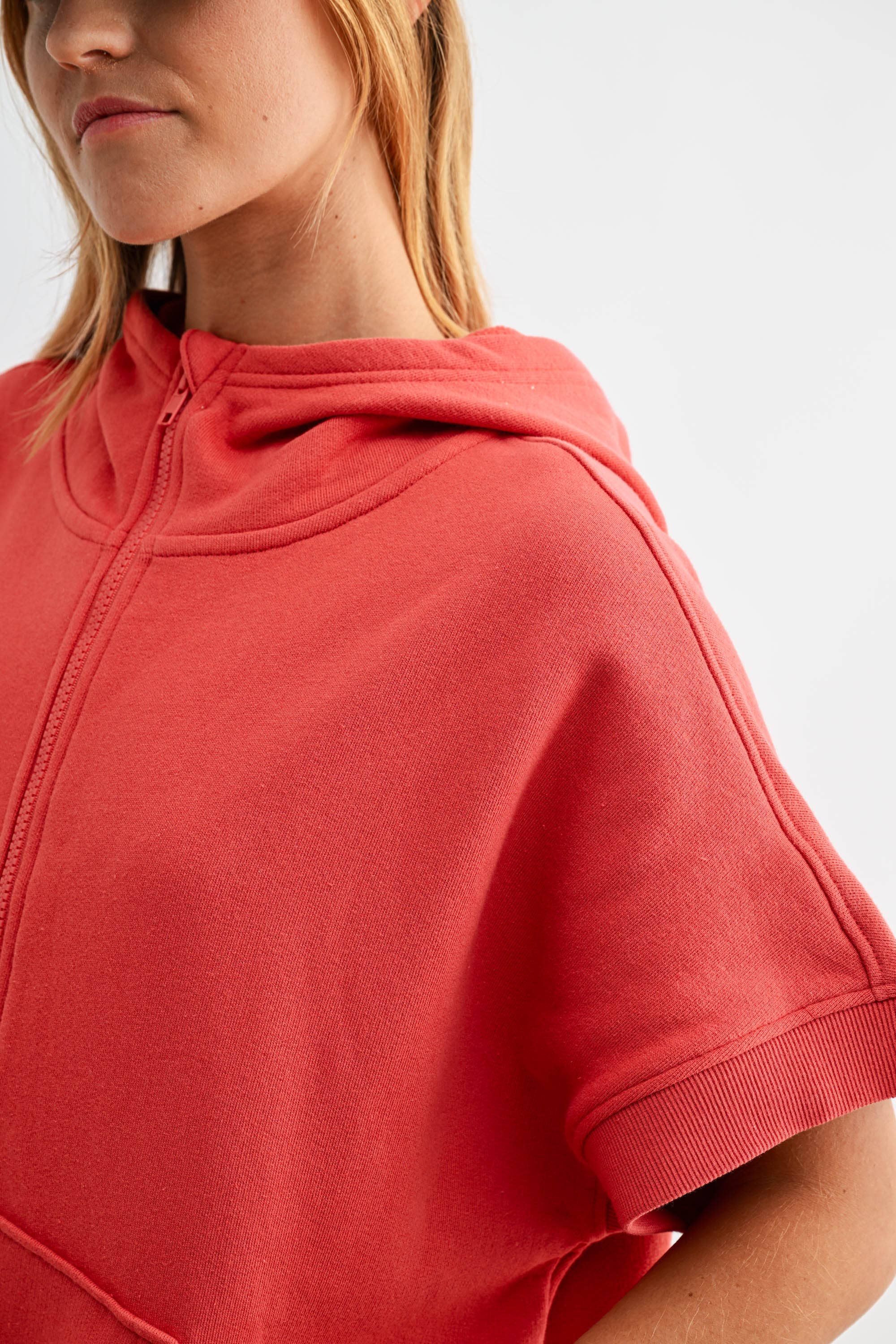 Malibu Summit Short Sleeve Half-Zip Hoodie