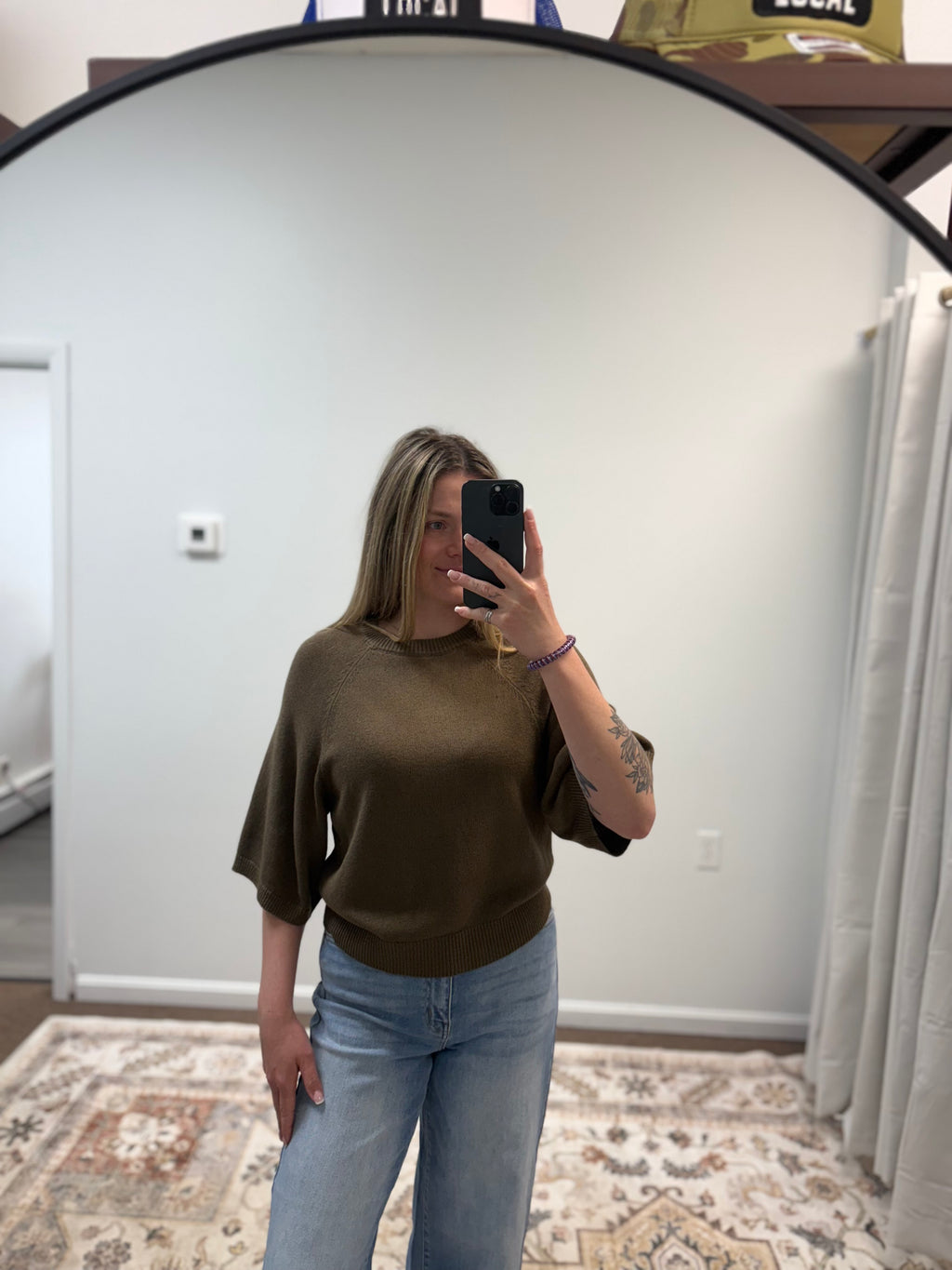 Modern Raglan Sleeve Knit Pullover