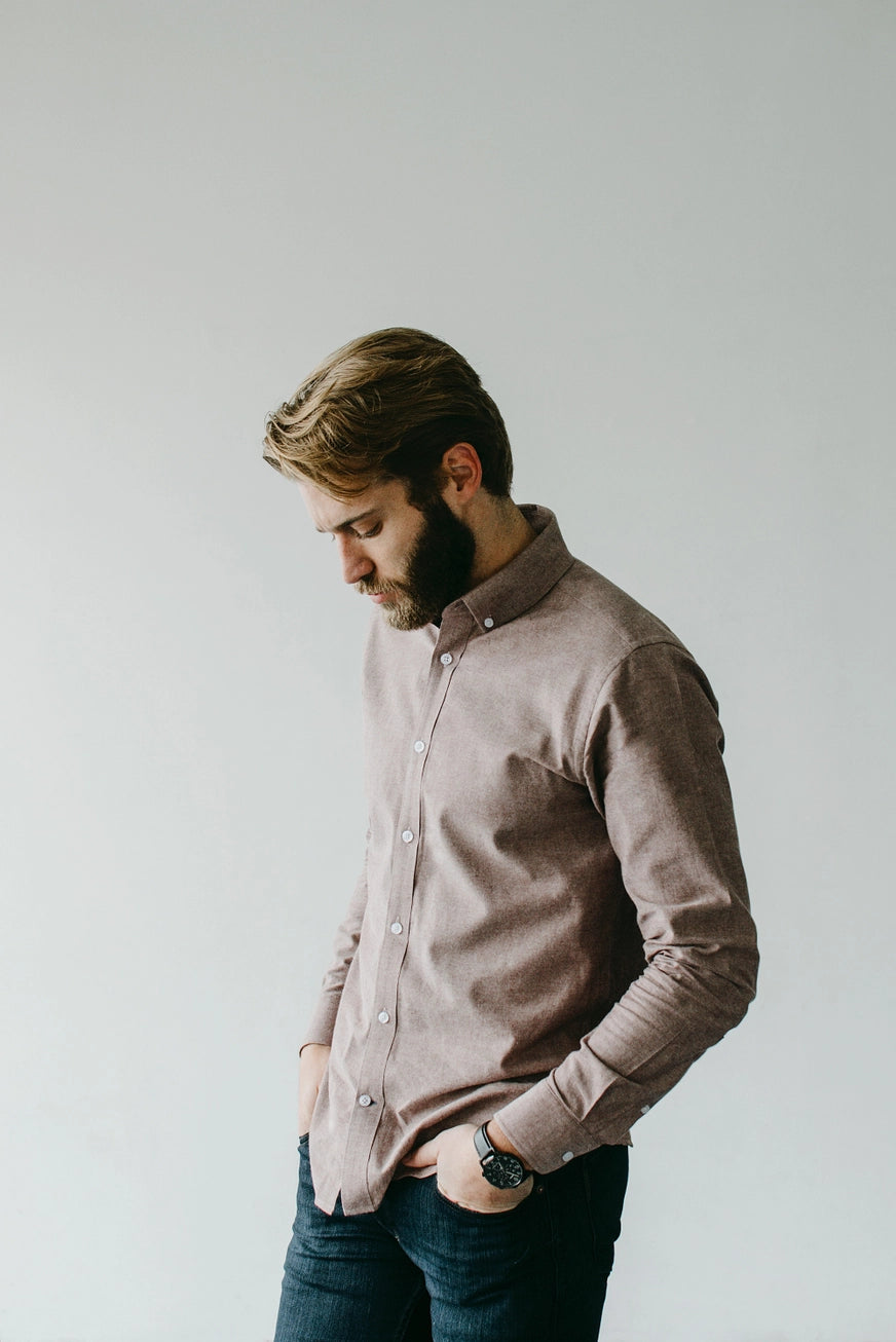 Lucas Untuckable Chambray Shirt