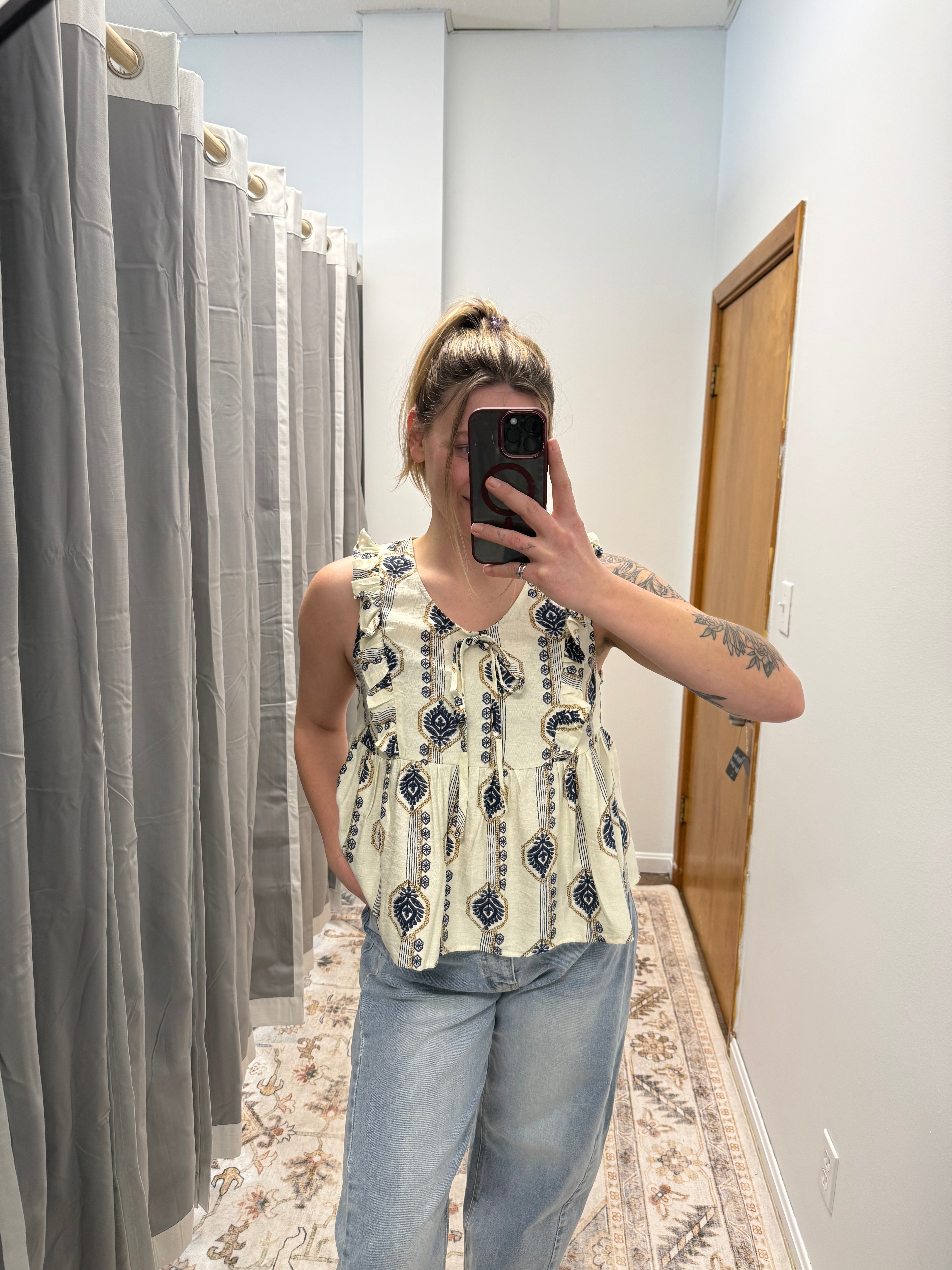 Coastal Nomad Sleeveless Top