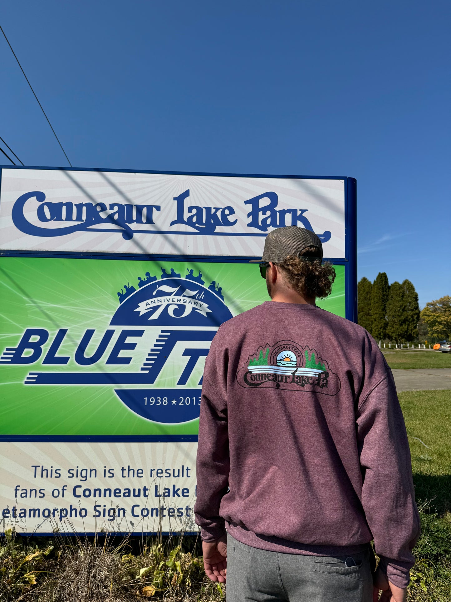 Conneaut Lake PA Crewneck