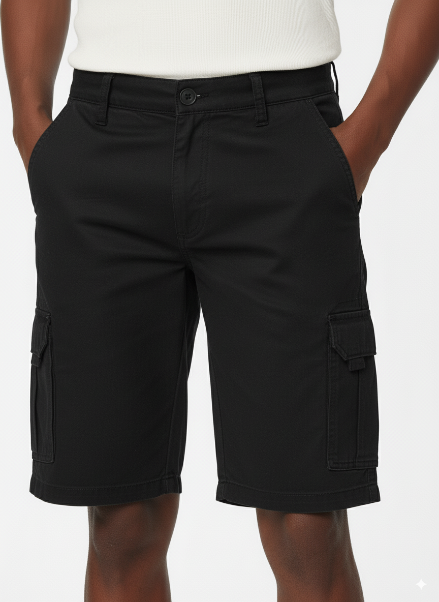 HAWKSBAY NEW MENS CARGO TWILL STRETCH SHORT
