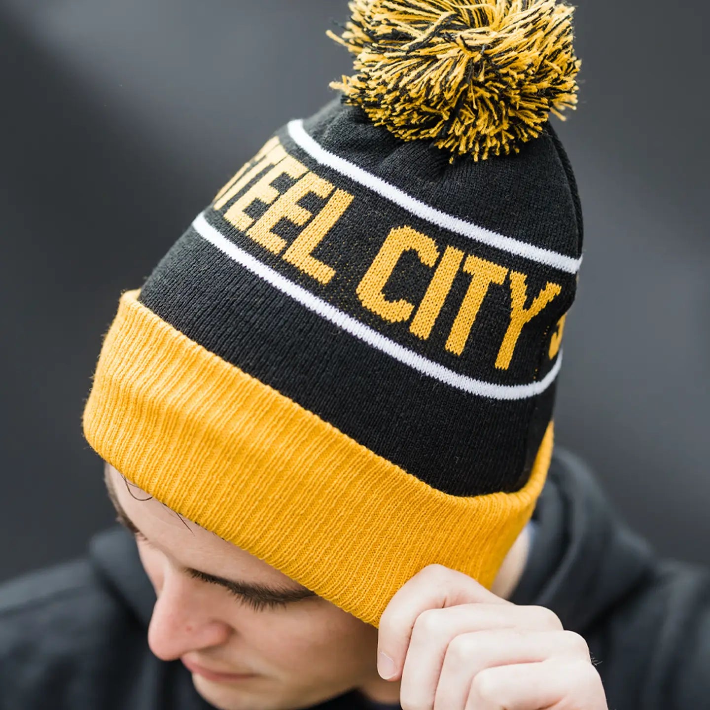 Steel City Brookline Pom Beanie