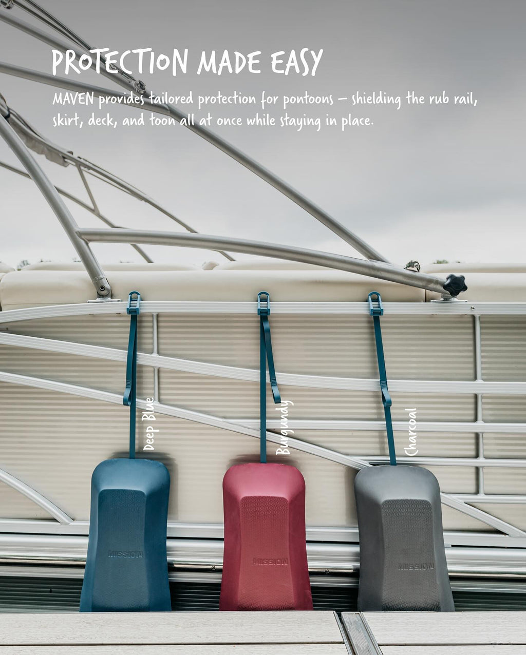 Mission MAVEN | Pontoon Boat Fenders 2PK