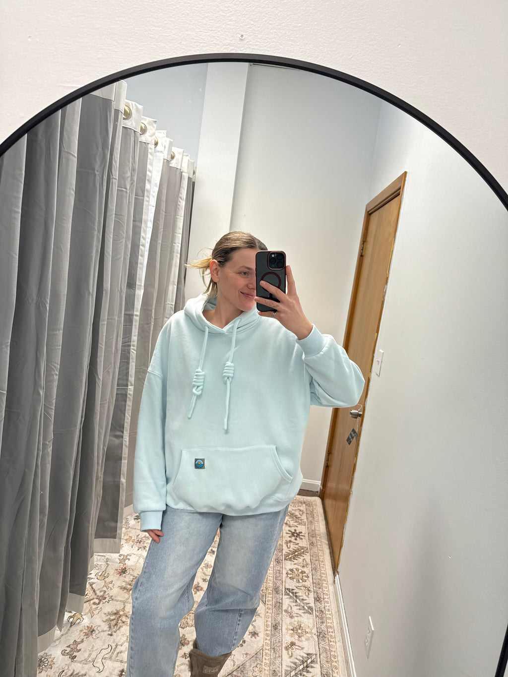 Oversized Patch Hoodie