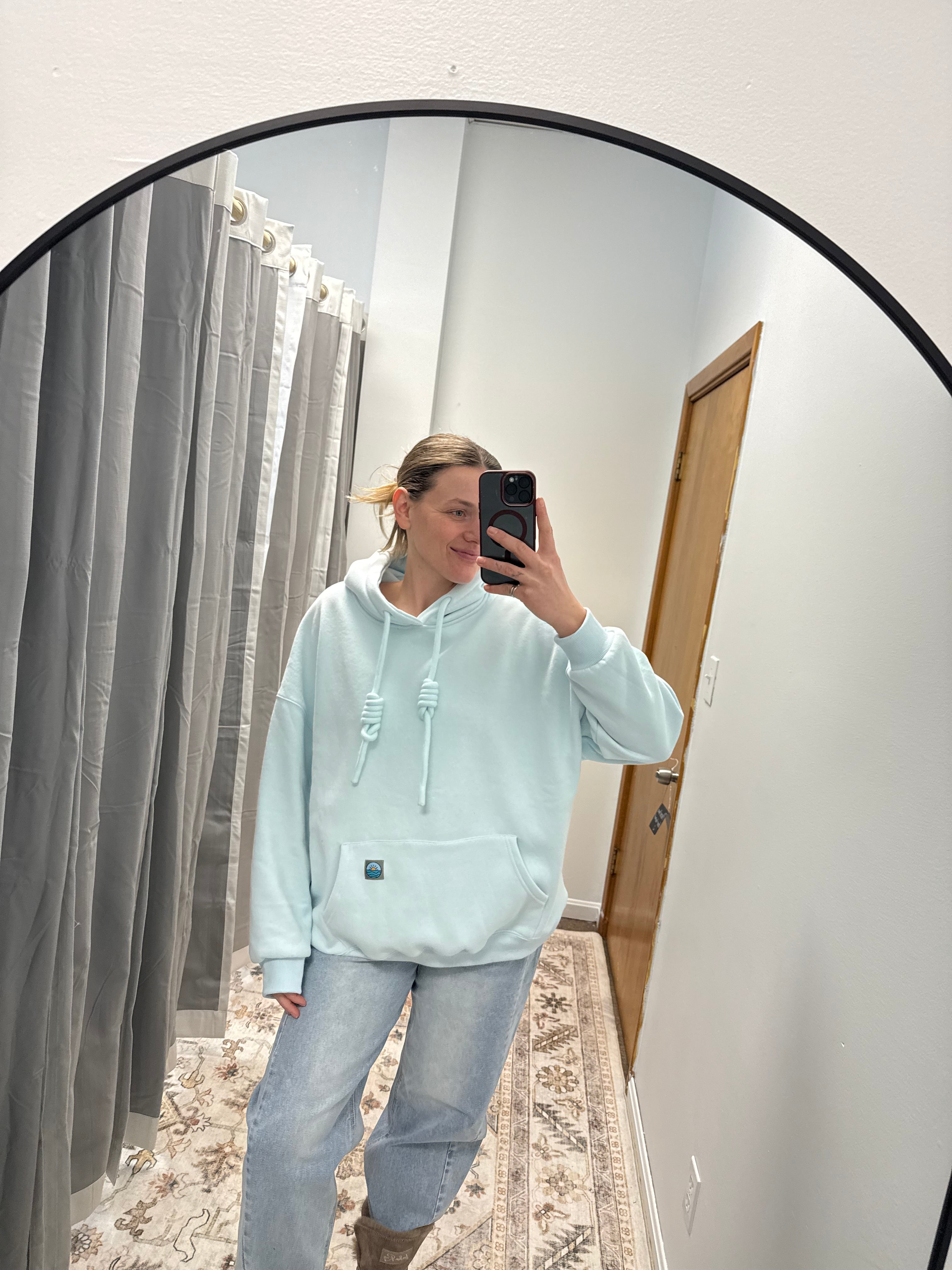 Oversized Patch Hoodie