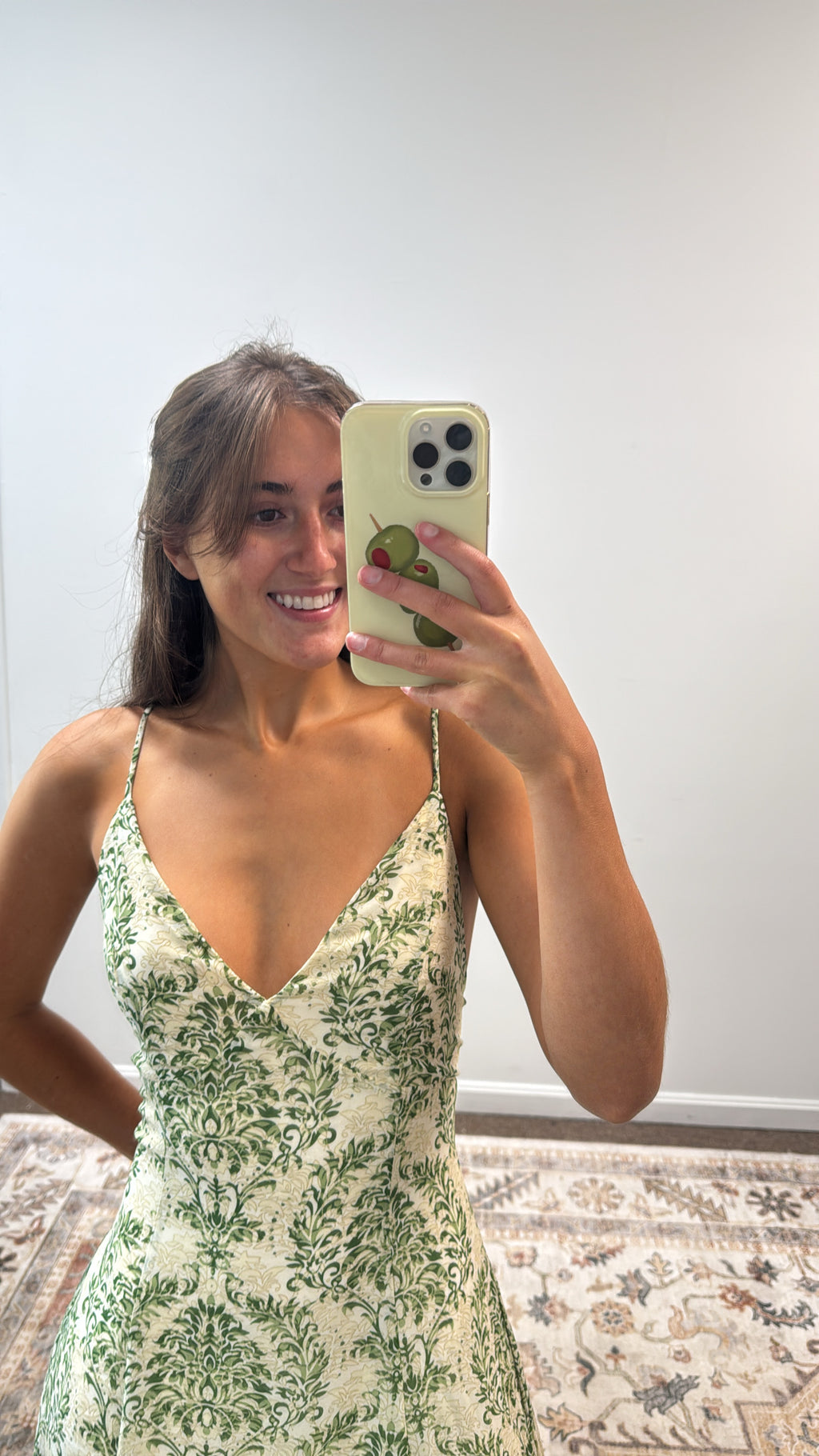 DAMASK FLORAL SUMMER MAXI FLOWY DRESS