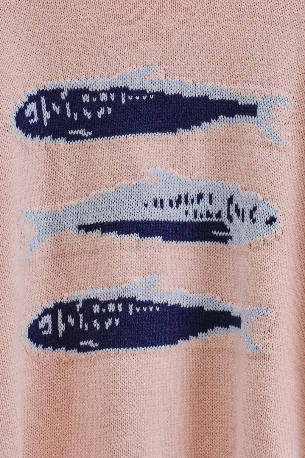Blue Fish Knit Sweater