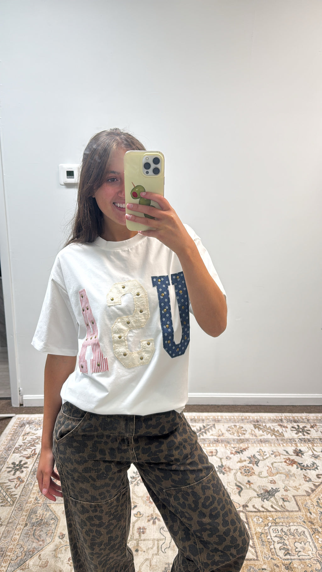 Studded USA Graphic Tee