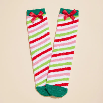 Christmas Grinch Fuzzy Socks Assorted Pack of 4