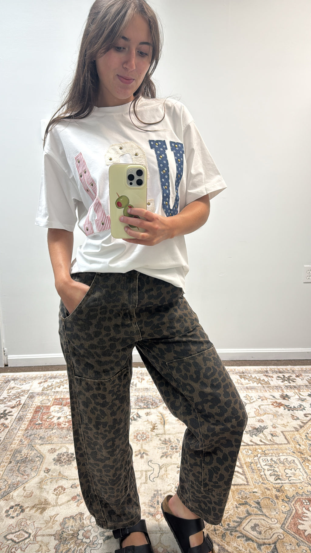 Studded USA Graphic Tee