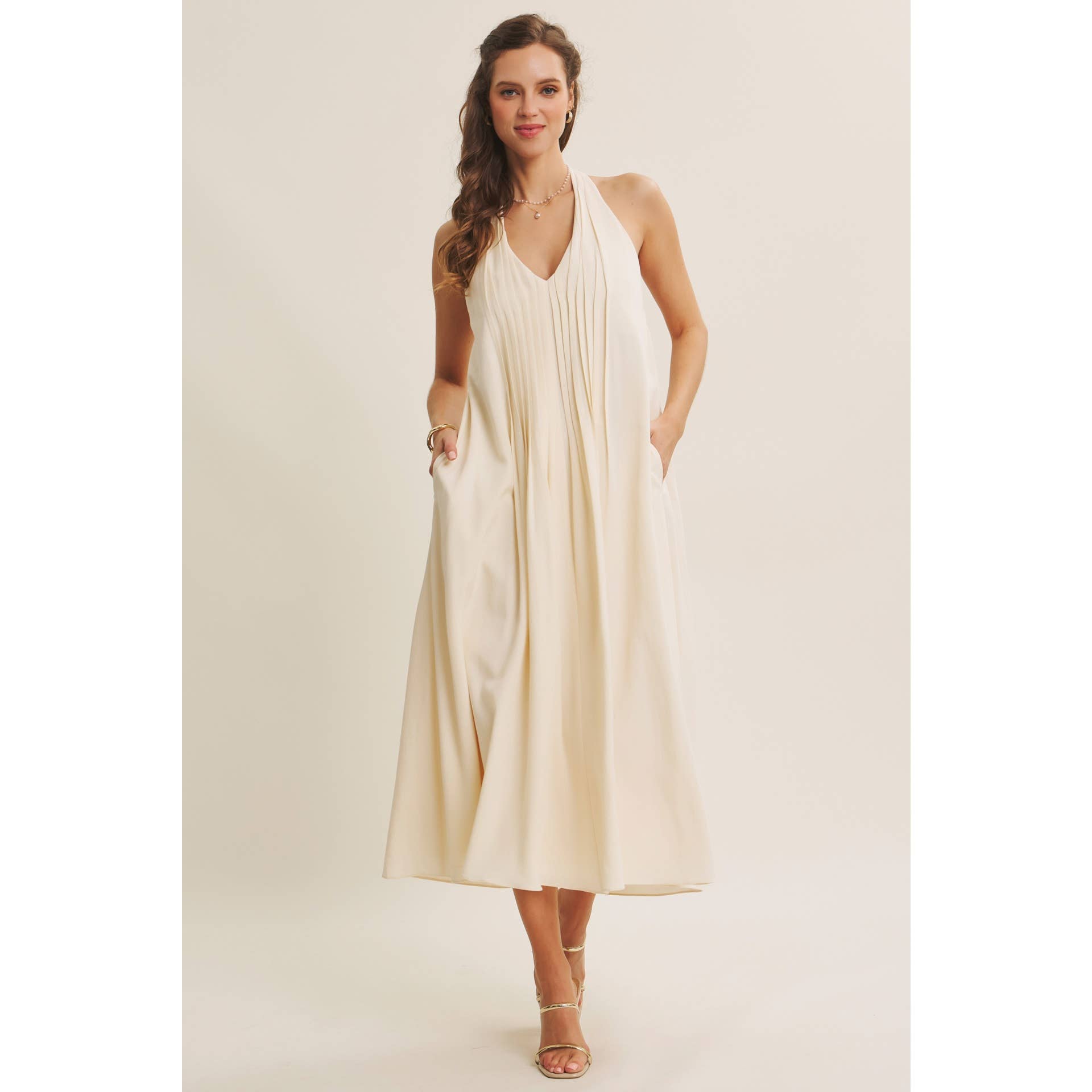 Champagne Coast Midi dress