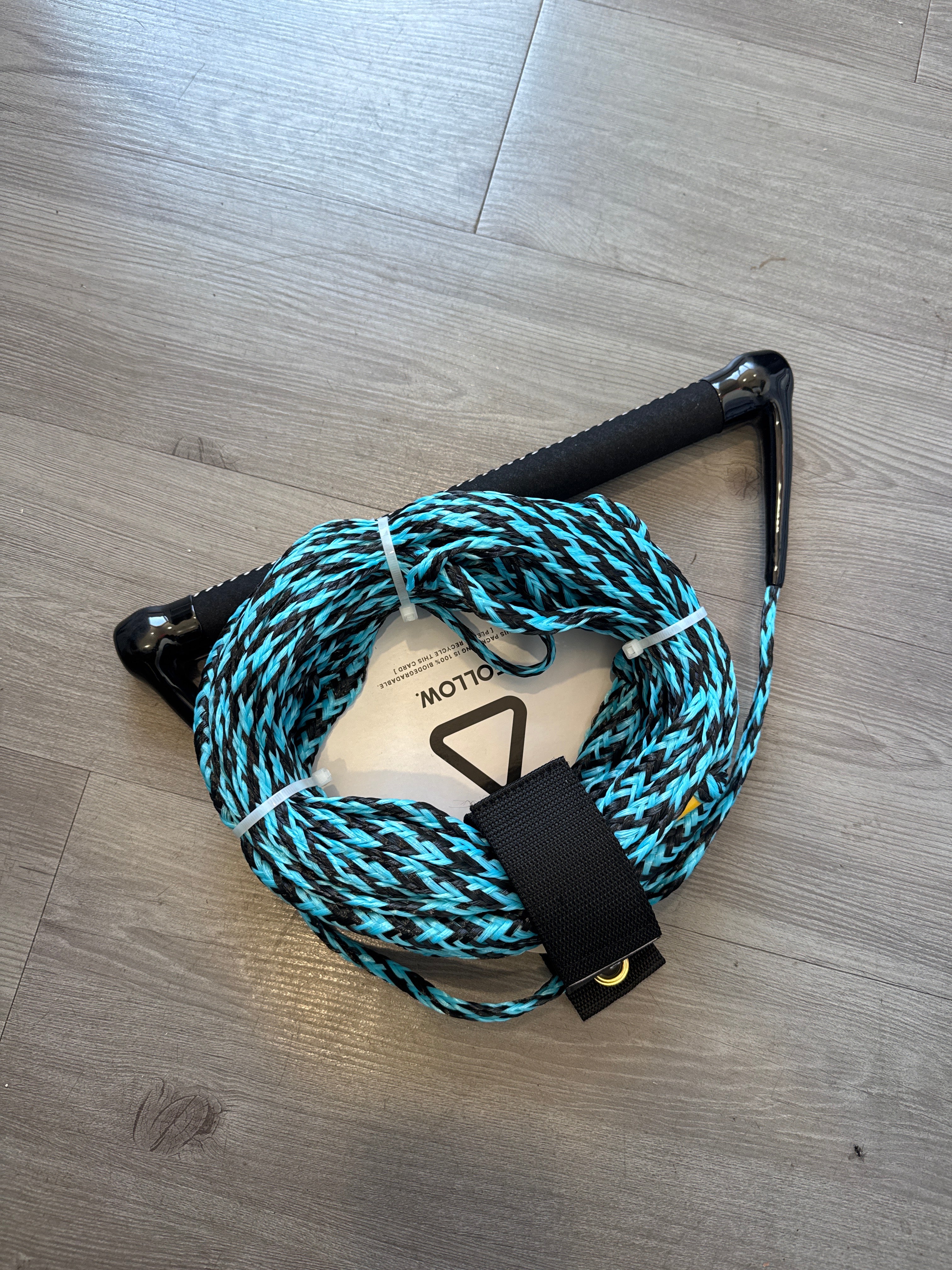 Follow wake rope