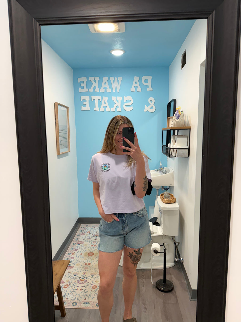 The Lakeside Crop Tee