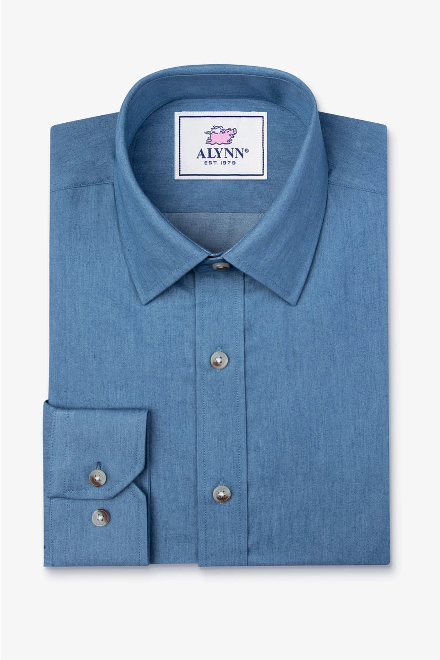 Liam Untuckable Denim Shirt Liam Untuckable Denim Shirt