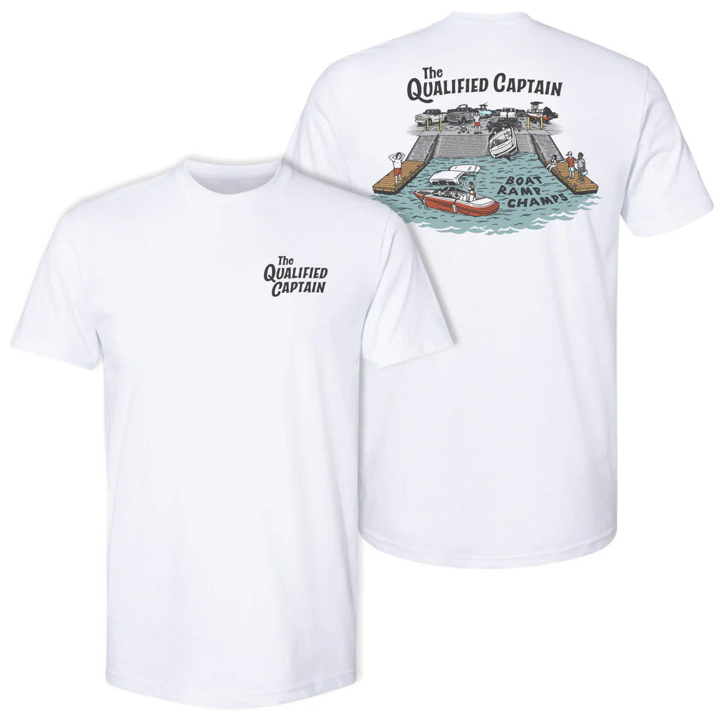 Boat Ramp Champ Qualified Captain Tee