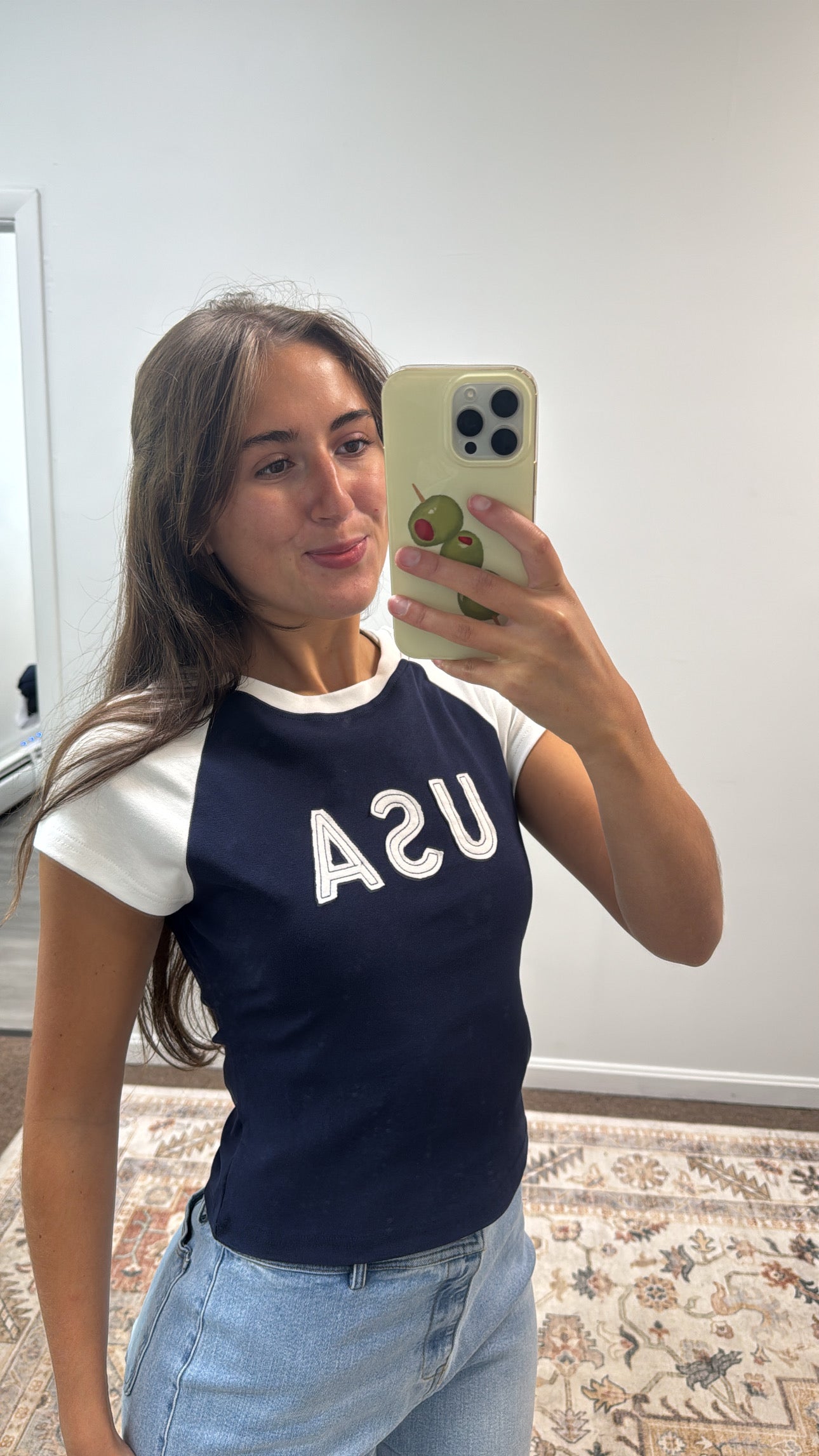 CAP SLEEVE USA BABY TEE