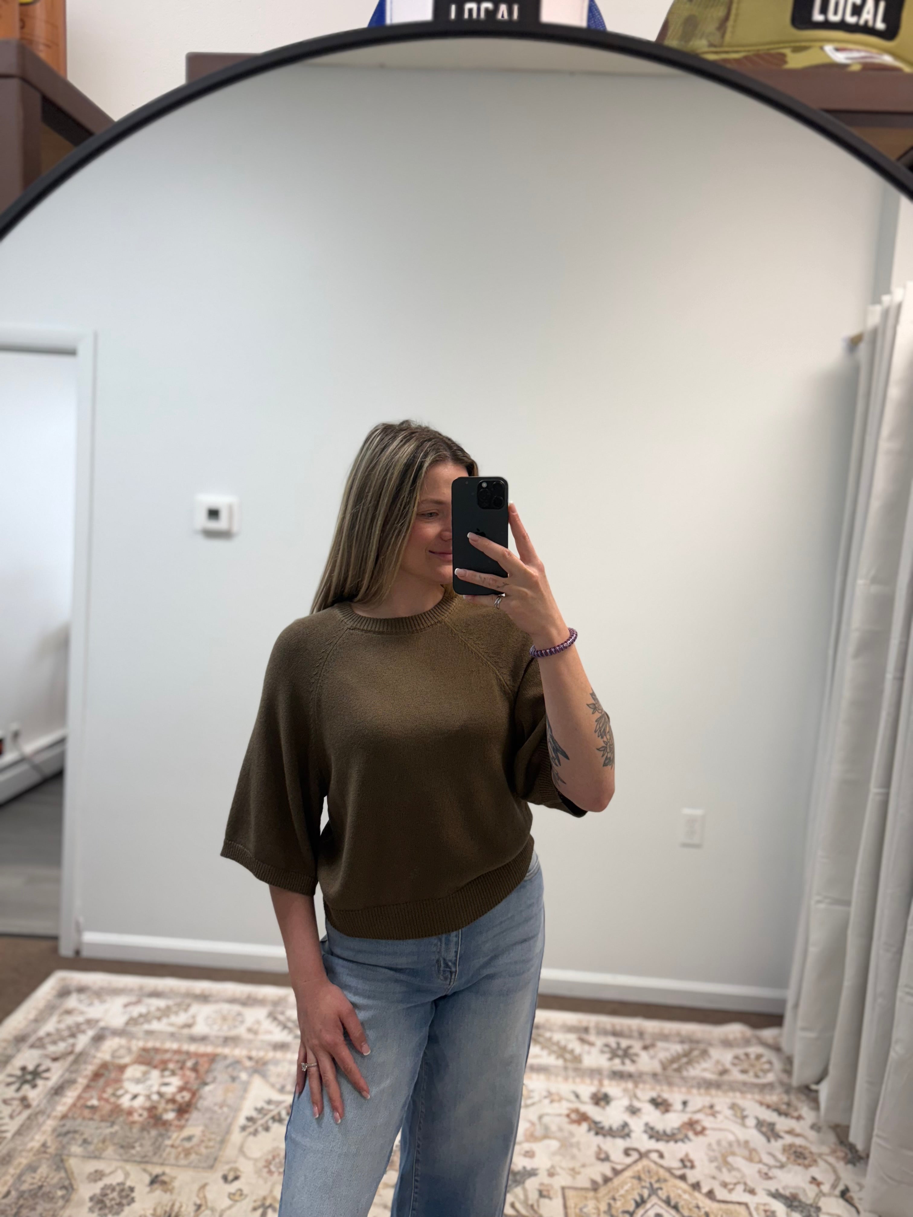 Modern Raglan Sleeve Knit Pullover
