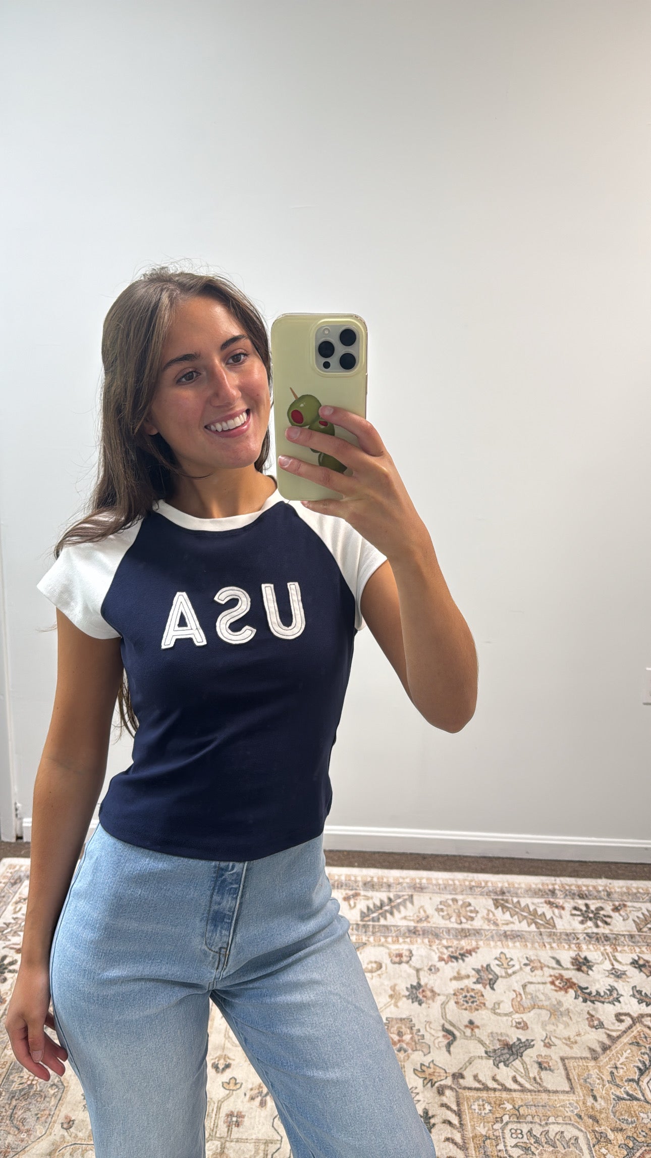CAP SLEEVE USA BABY TEE