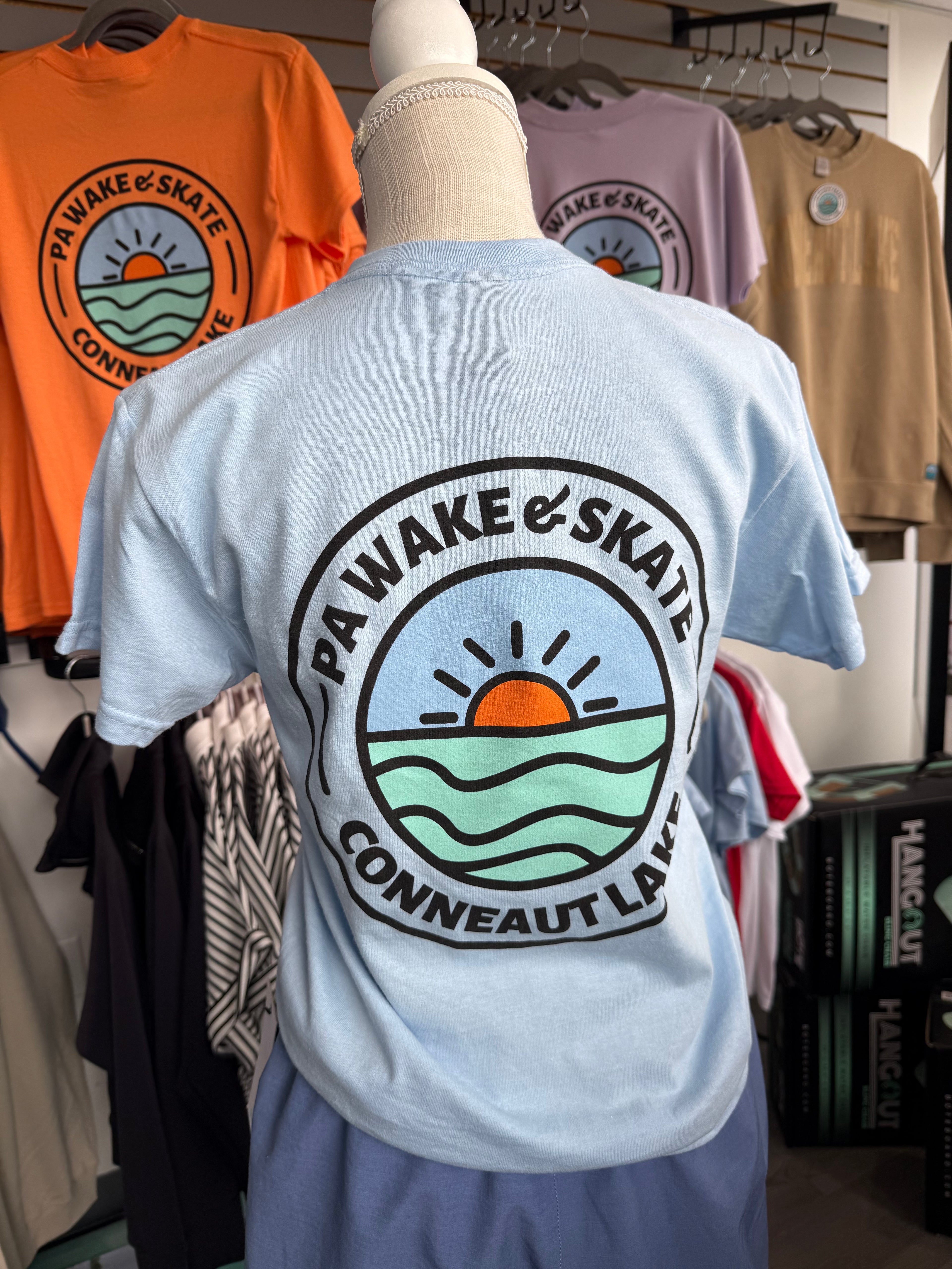 PA Wake and Skate Youth Lake-Tee