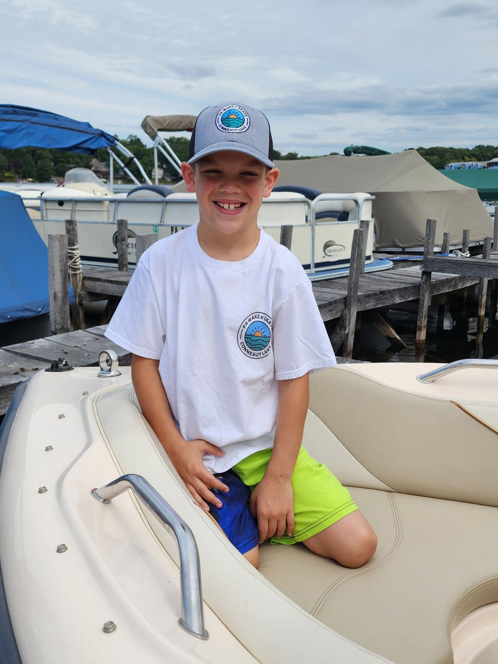 PA Wake and Skate Youth Lake-Tee