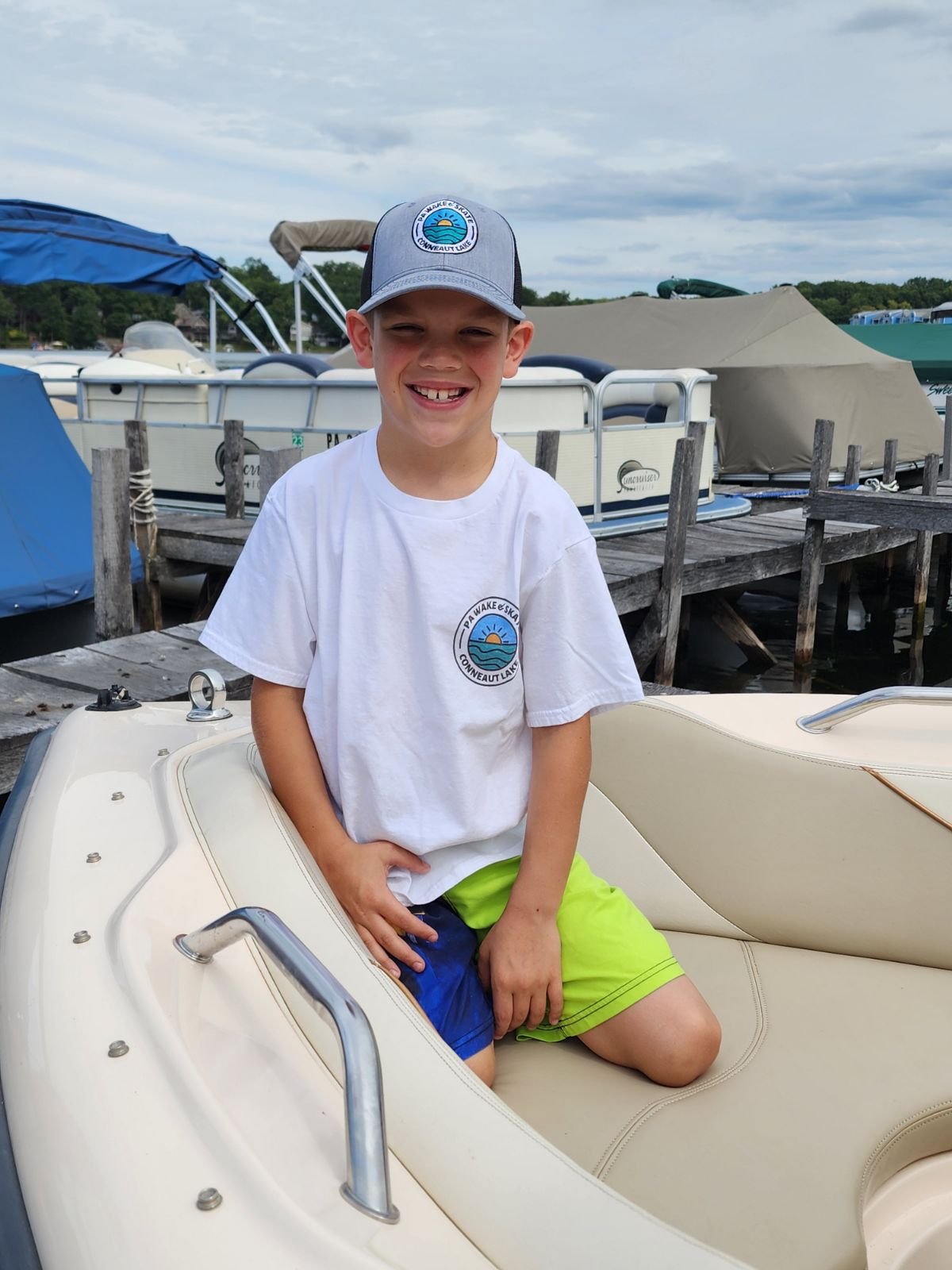 PA Wake and Skate Youth Lake-Tee