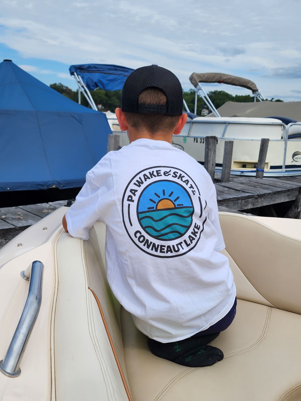 PA Wake and Skate Youth Lake-Tee