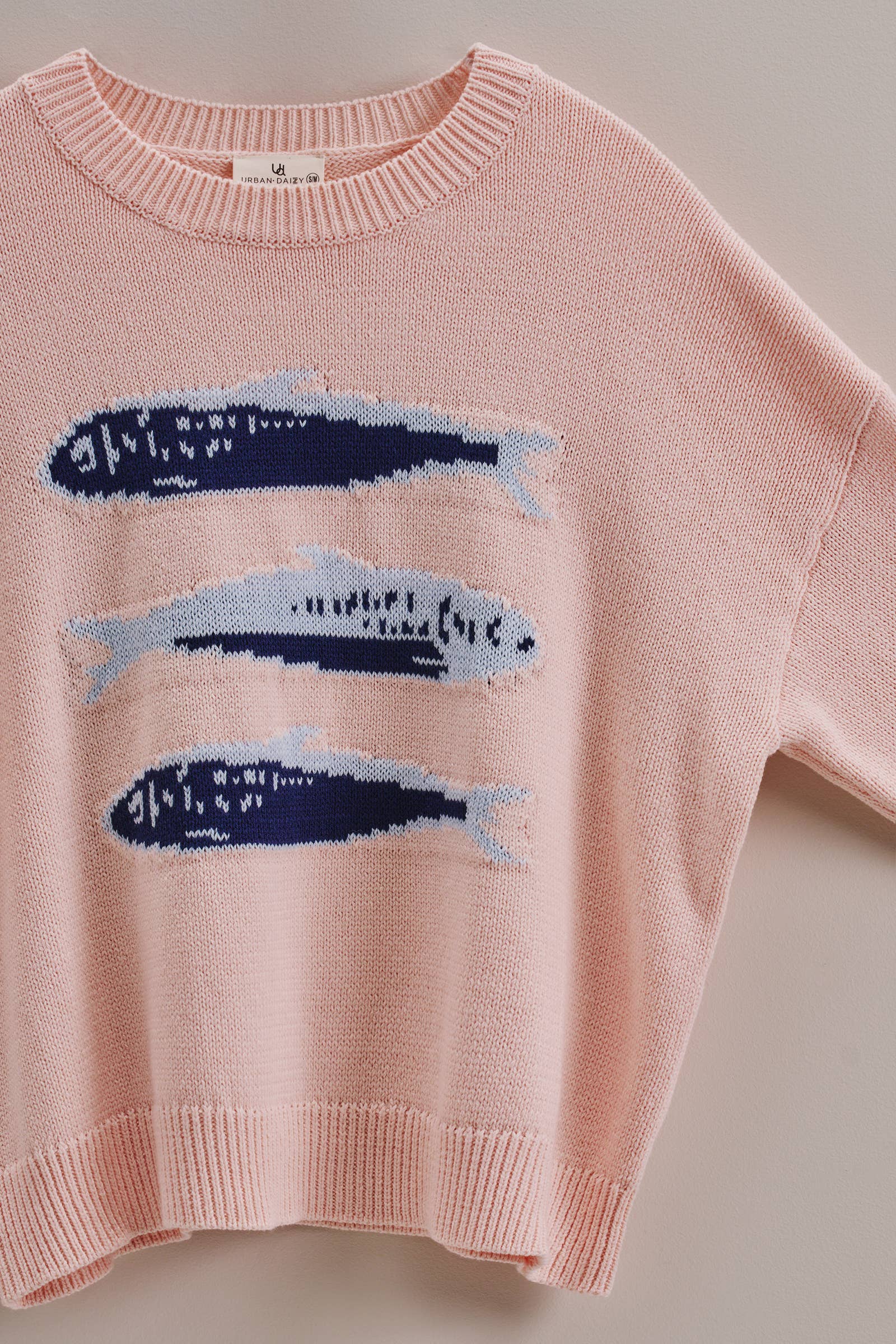 Blue Fish Knit Sweater