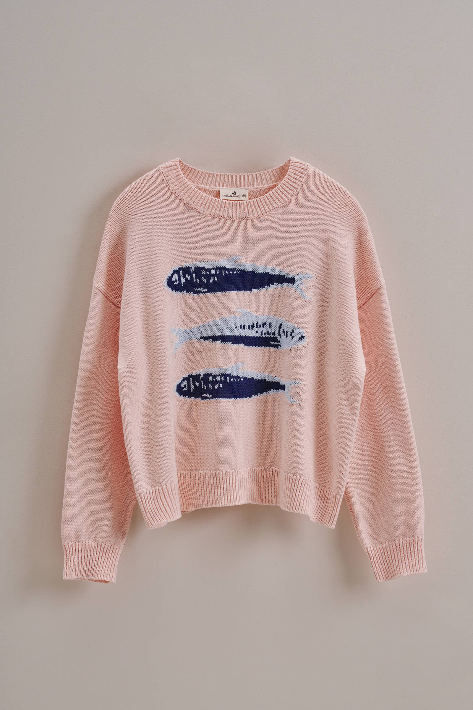 Blue Fish Knit Sweater