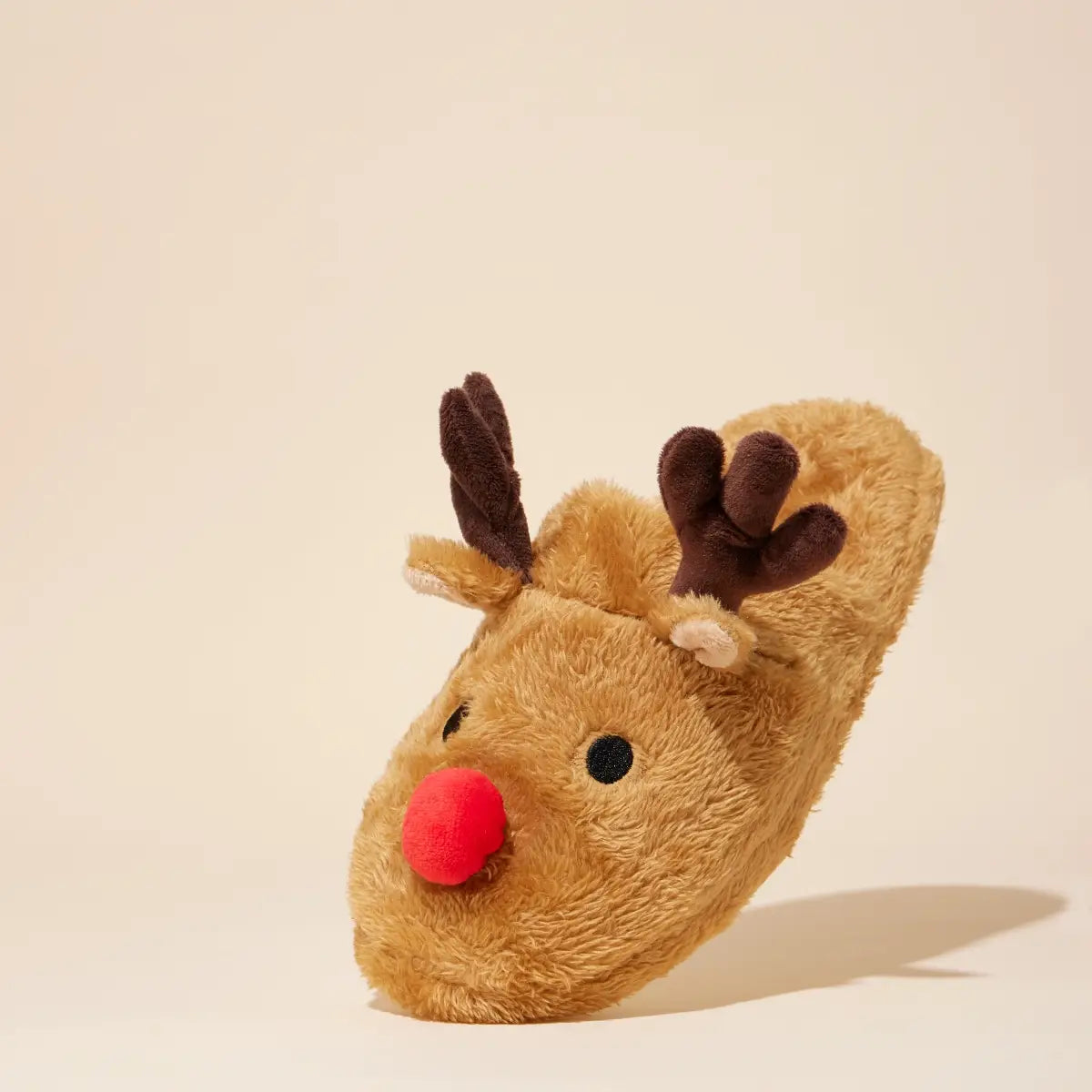 Rudolph Christmas Fuzzy Slippers