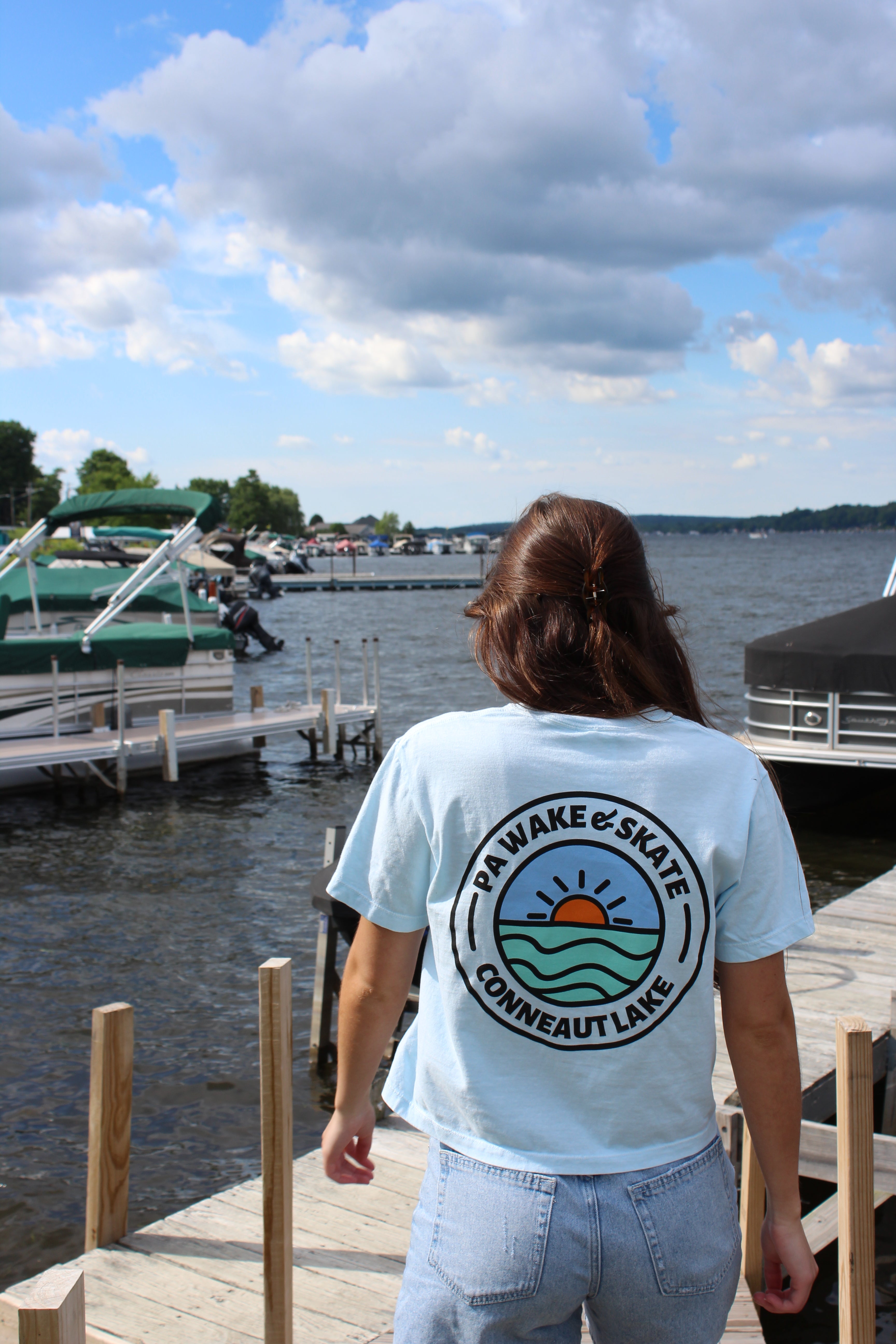 The Lakeside Crop Tee