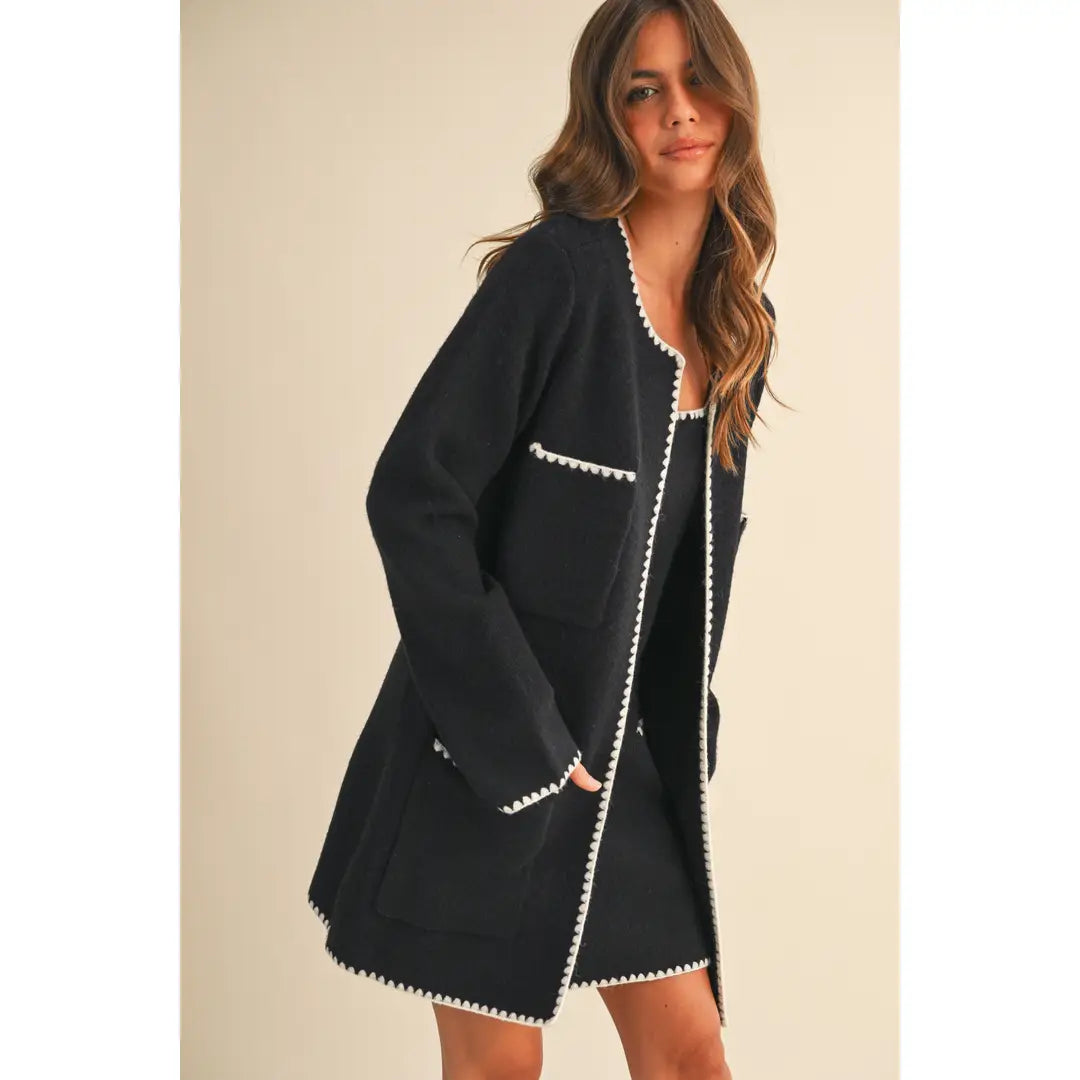 The Contrast Edge Sweater