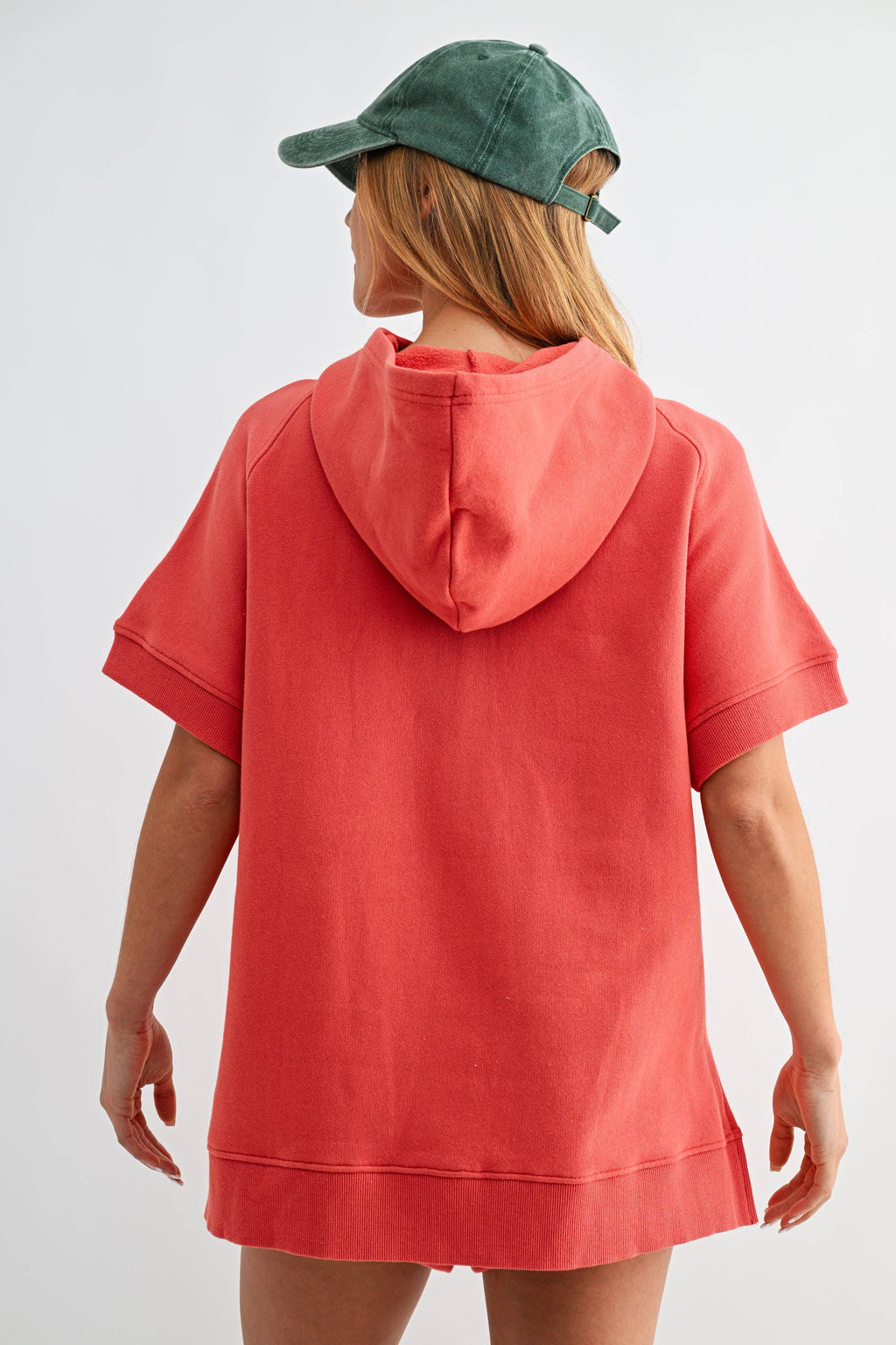 Malibu Summit Short Sleeve Half-Zip Hoodie