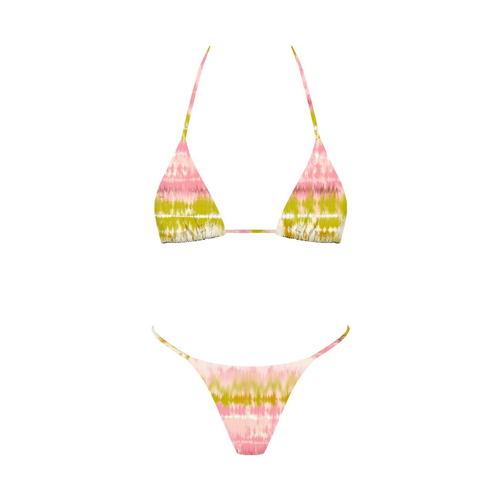Strawberry Matcha Bikini Top
