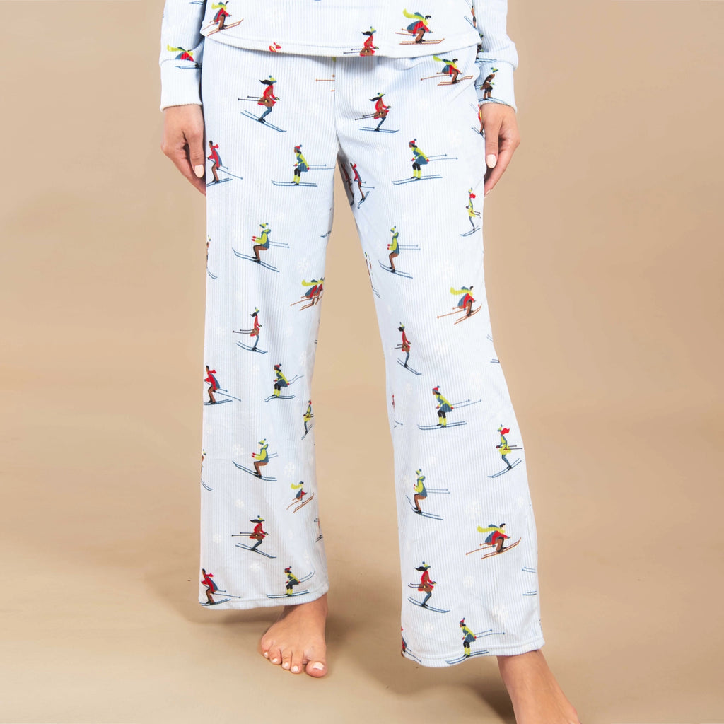 It’s Snow Time Ski” Pajama Pants