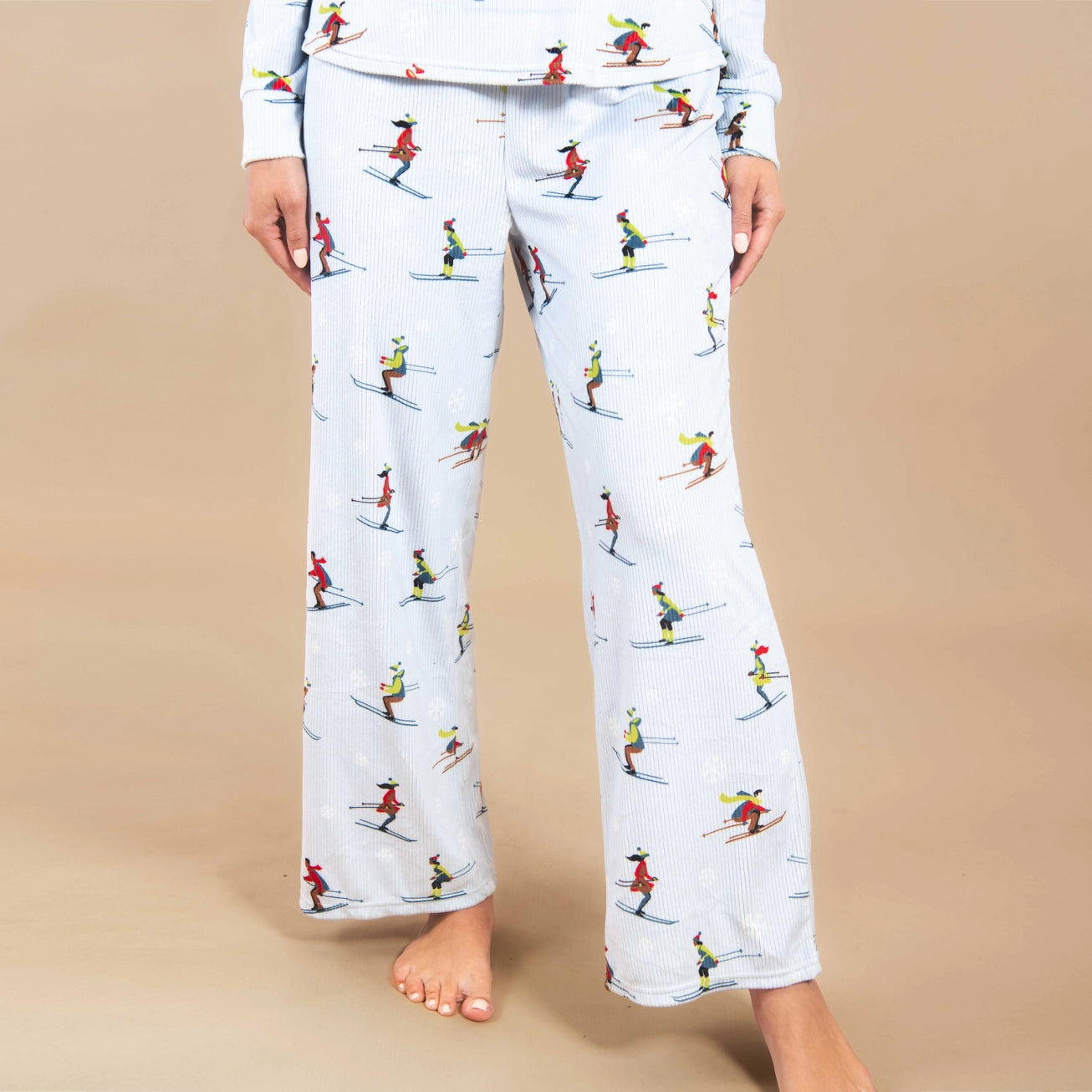 It’s Snow Time Ski” Pajama Pants