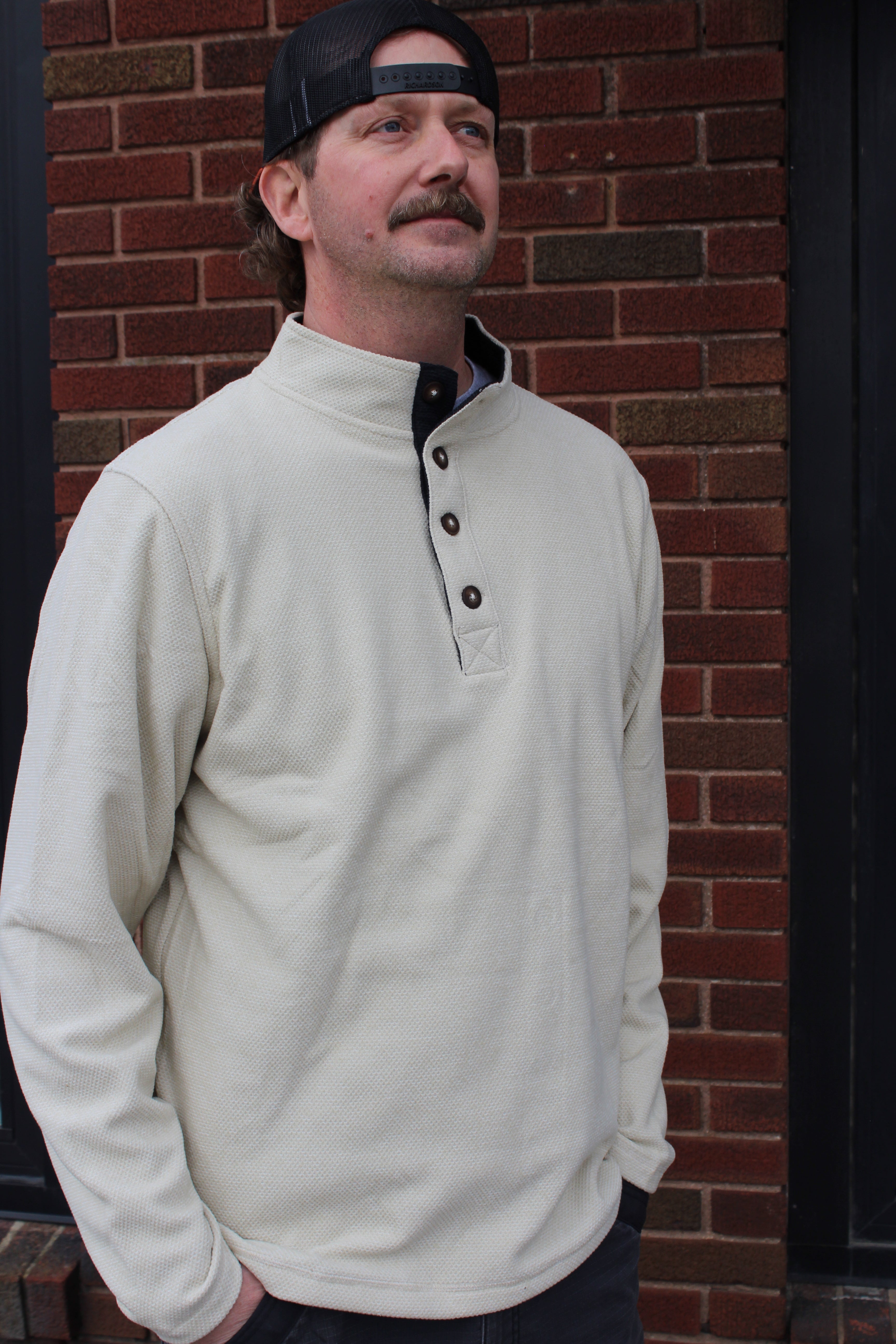 Men's Jacquard Henley