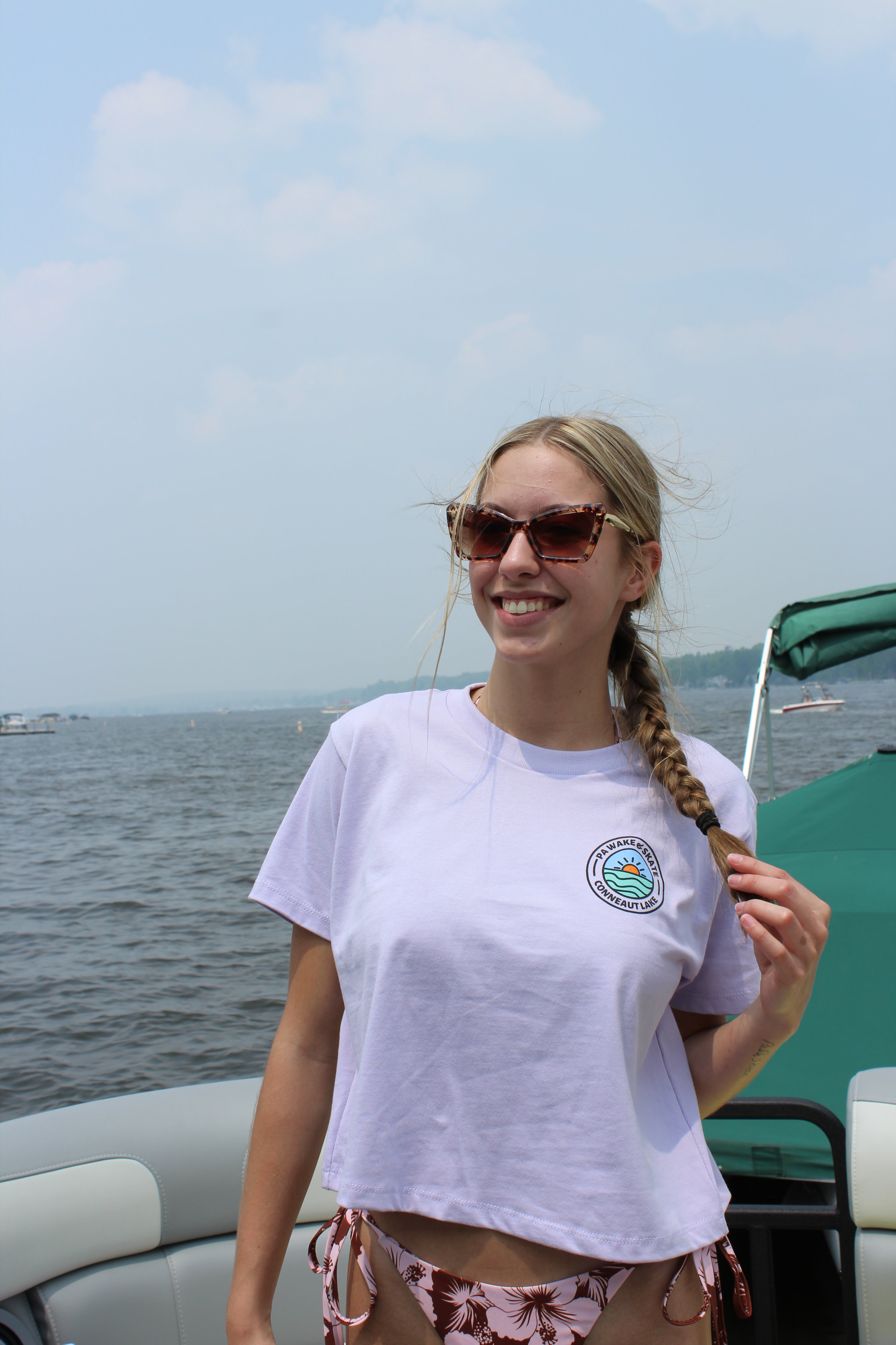 The Lakeside Crop Tee