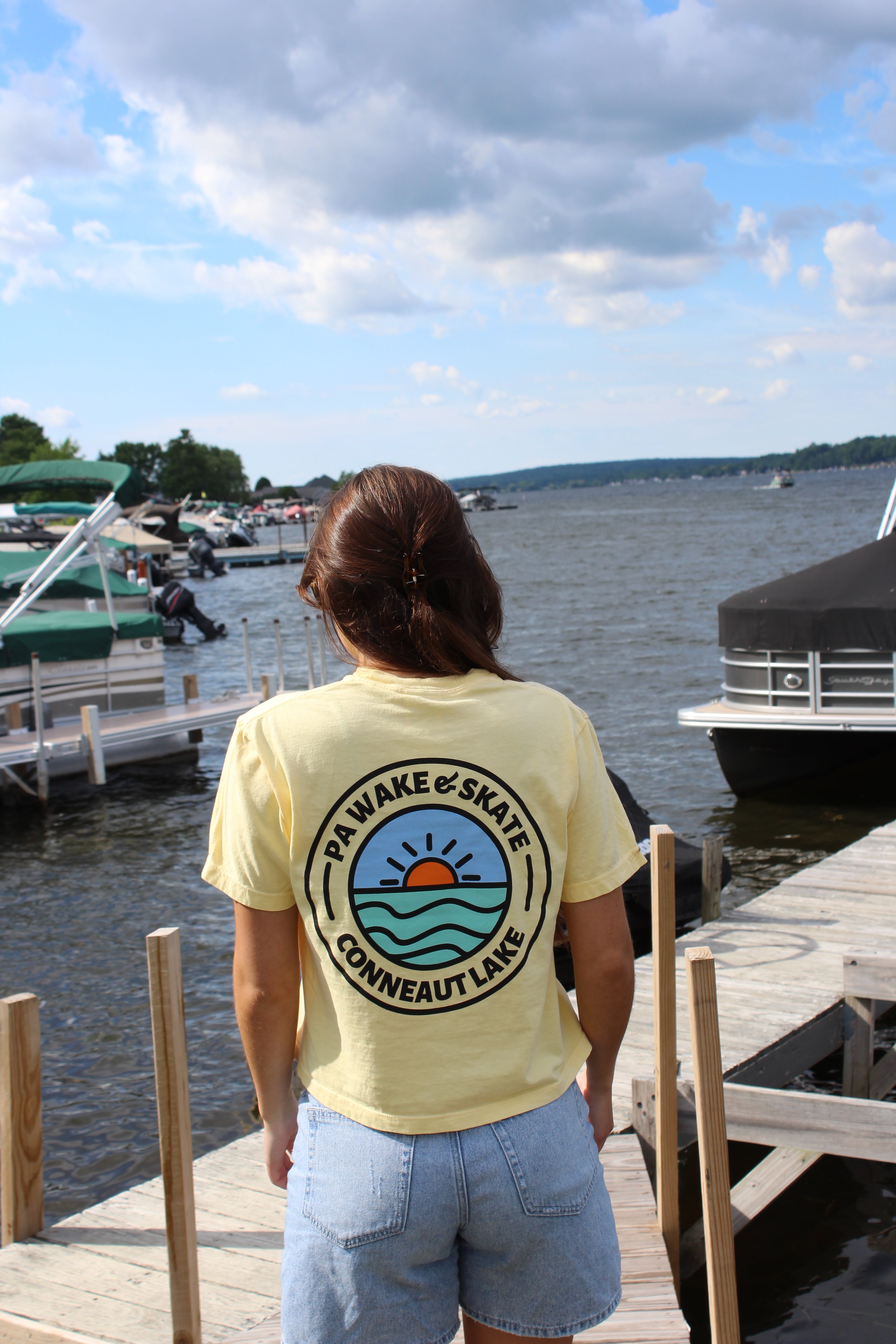 The Lakeside Crop Tee