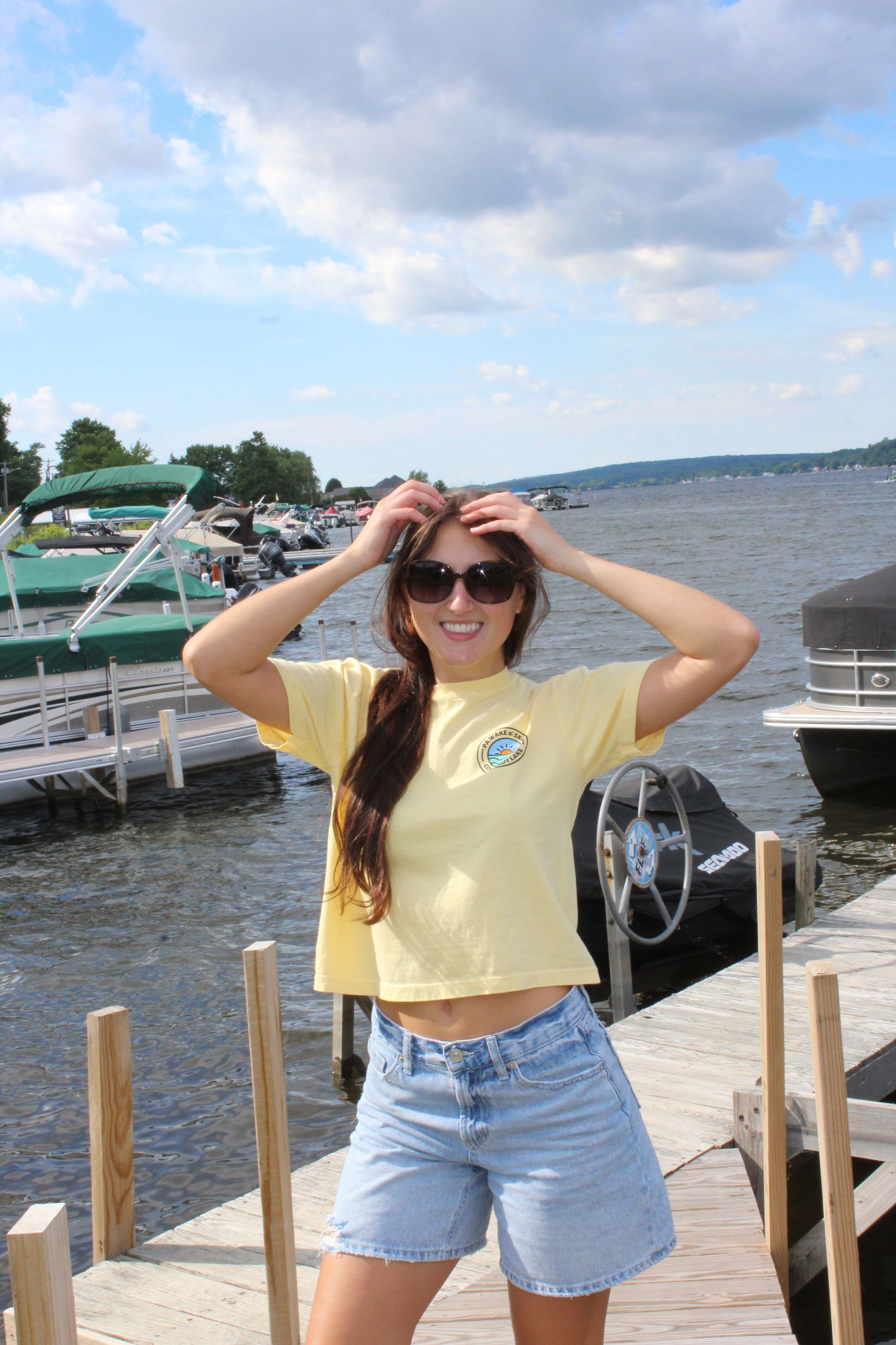 The Lakeside Crop Tee